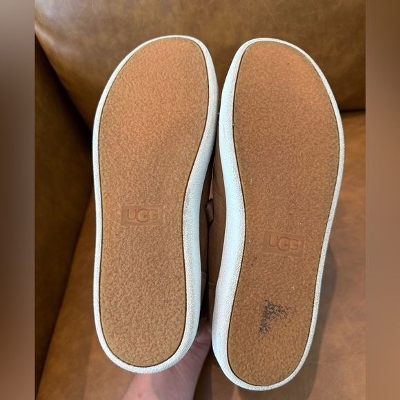 UGG Olive High Top Sneakers Chestnut Tan size 9.5 - Picture 11 of 11